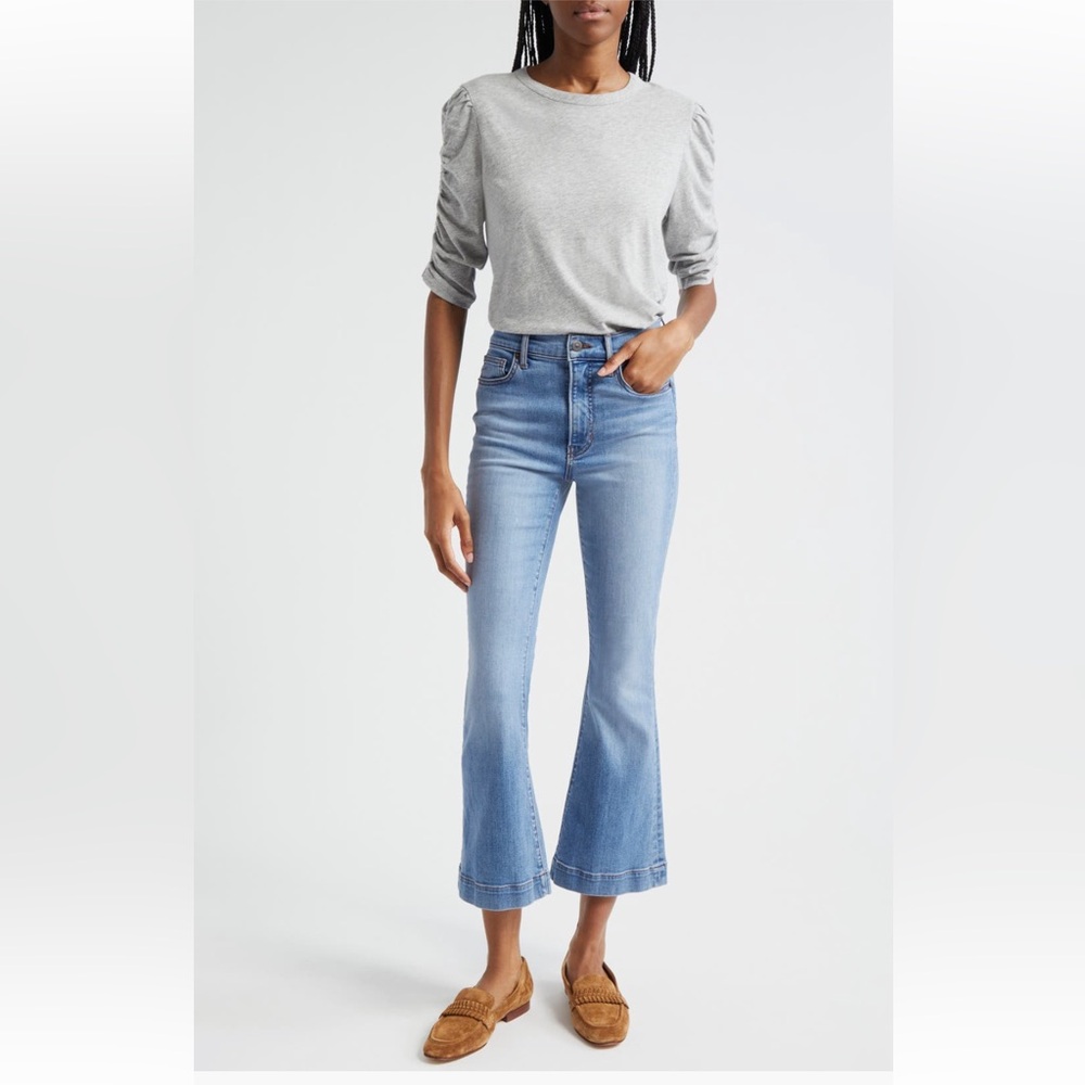 Veronica Beard Carson High Waist Ankle Flare Jeans - Size 25 (like new!)